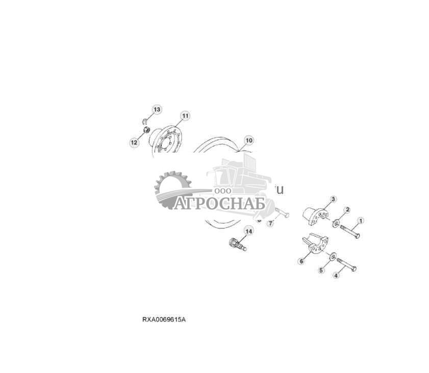 Стальные дисковые колеса, сдвоенные, мосты 100 MM 